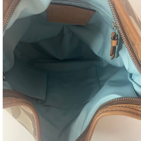 COACH Signature Rugby Duffle Bucket Bag 13362 - Picture 5 of 10